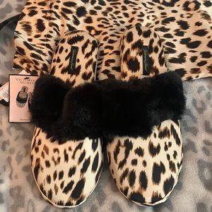 Victoria’s Secret cheetah print slippers